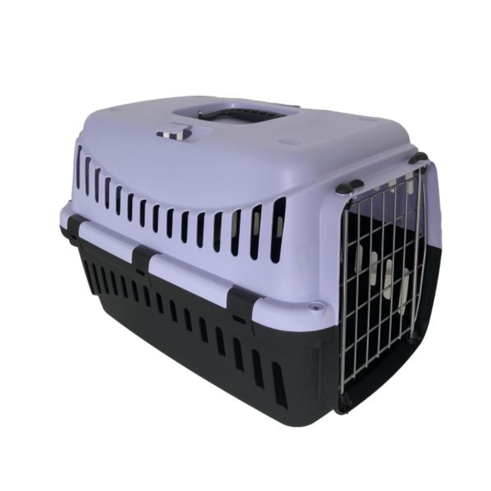 BERGAMO Bergamo Gipsy Eco Large Metal Door Pet Carrier Lilac 58x38x38cm