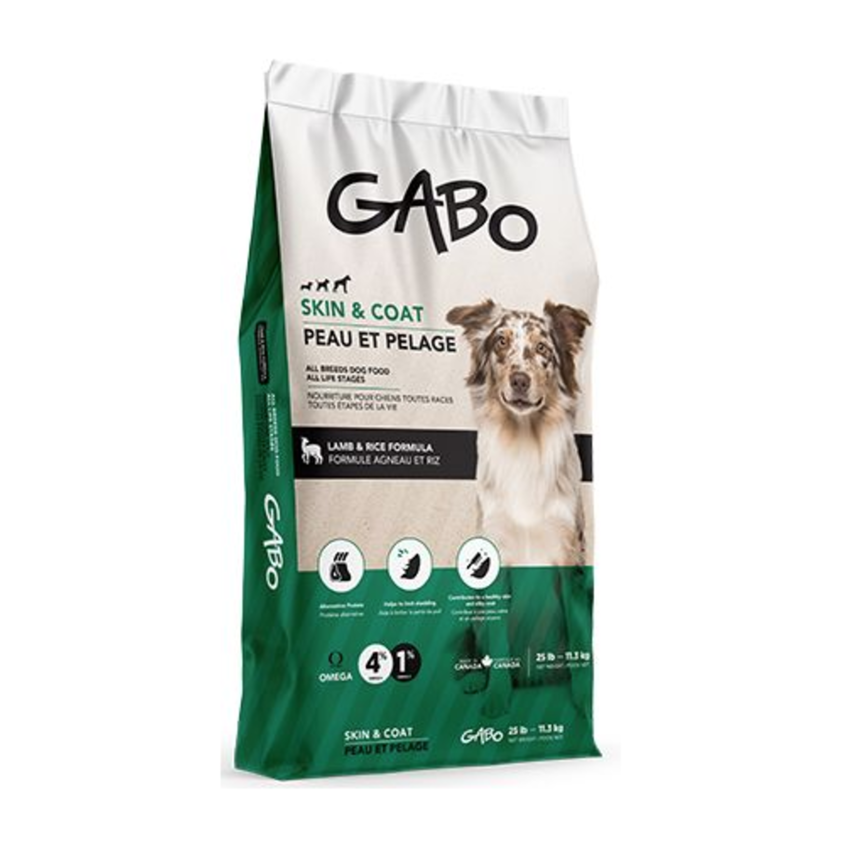 GABO Gabo All Life Stages Skin Coat Lamb Rice Dog 11.3kg