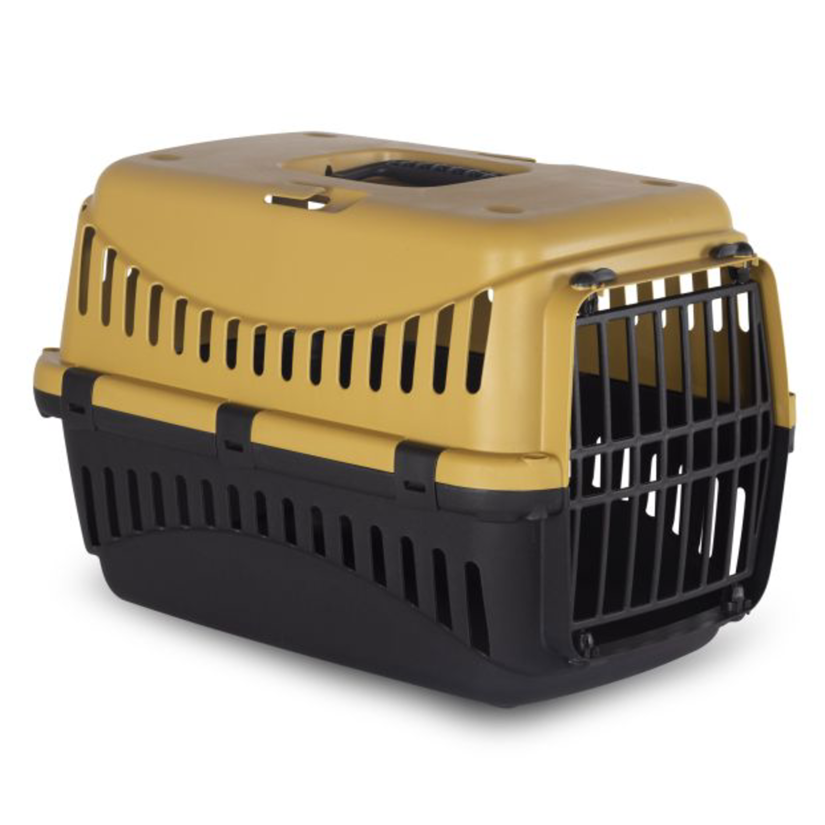 BERGAMO Bergamo Gipsy Eco Small Plastic Door Pet Carrier Honey Dog 1pc 46x31x32cm