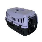 BERGAMO Bergamo Gipsy Eco Large Plastic Door Pet Carrier Lilac Dog 1pc 58x38x38cm