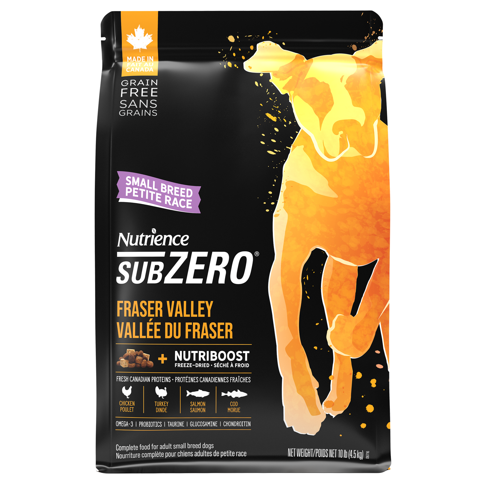 NUTRIENCE Nutrience SubZero Small Breed Dog Food - Fraser Valley - 4.5 kg (10 lb)