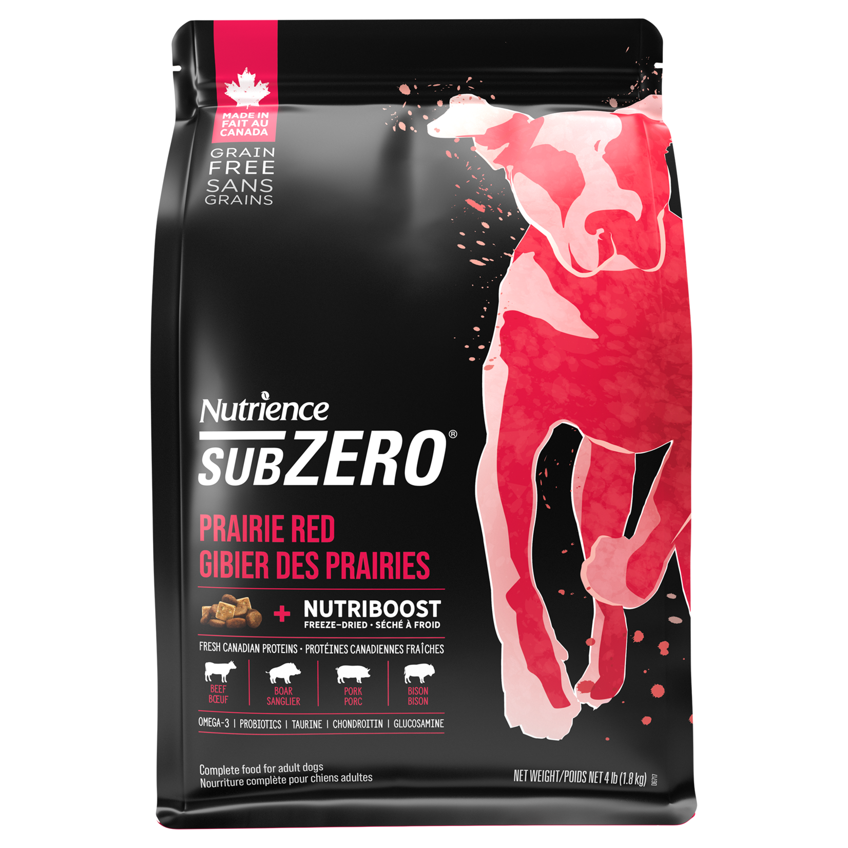 NUTRIENCE Nutrience SubZero Dog Food - Prairie Red - 1.8 kg (4 lb)