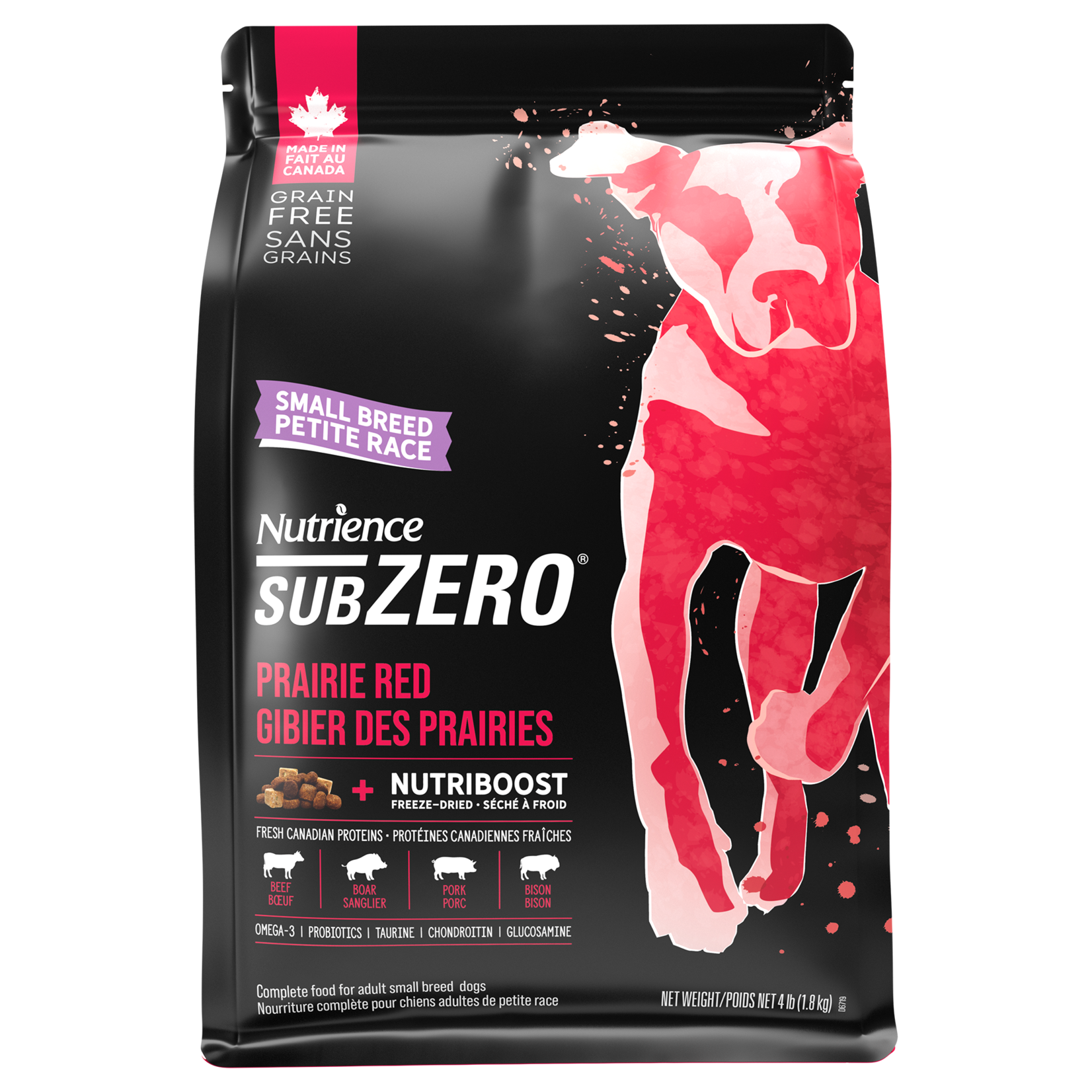 NUTRIENCE Nutrience SubZero Small Breed Dog Food - Prairie Red - 1.8 kg (4 lb)