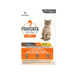 PARAPET (W) Parapet Praventa for Small Cats - 3 Tubes