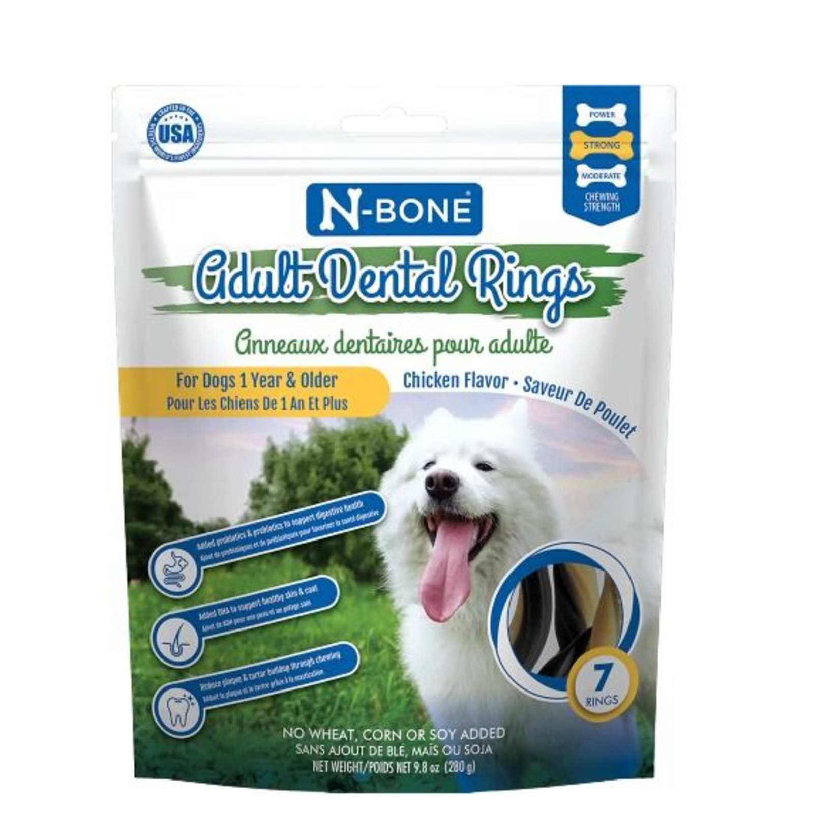 NPIC NPIC Adult Dental Rings 7pk - Chicken 9.8oz