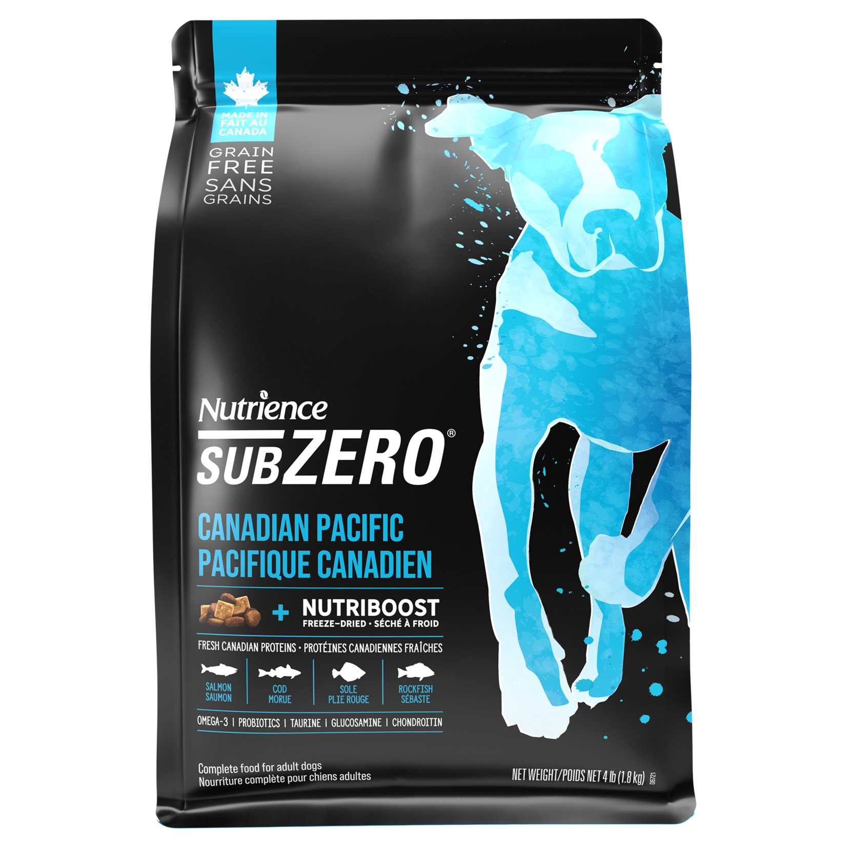 NUTRIENCE Nutrience SubZero Dog Food - Canadian Pacific - 1.8 kg (4 lb)