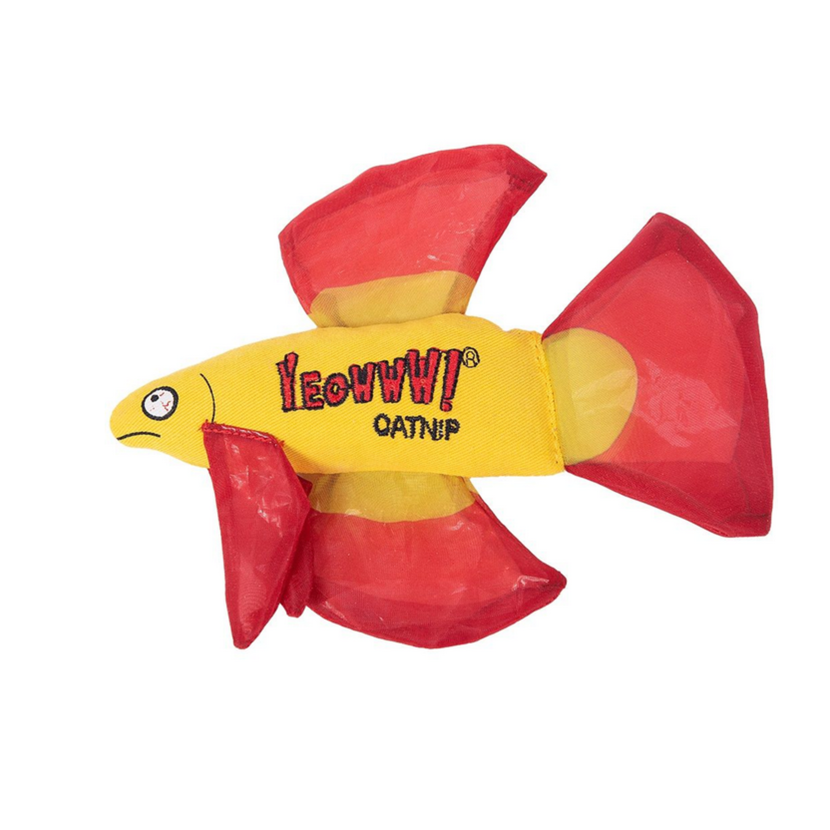 YEOWWW Yeowww Catnip Betta Fish, Red Cat Toy