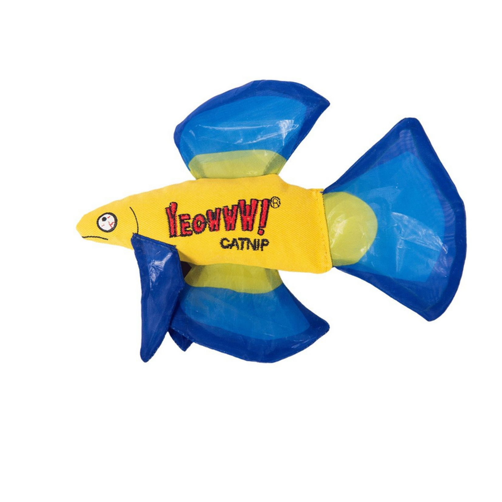 YEOWWW Yeowww Catnip Betta Fish, Blue Cat toy