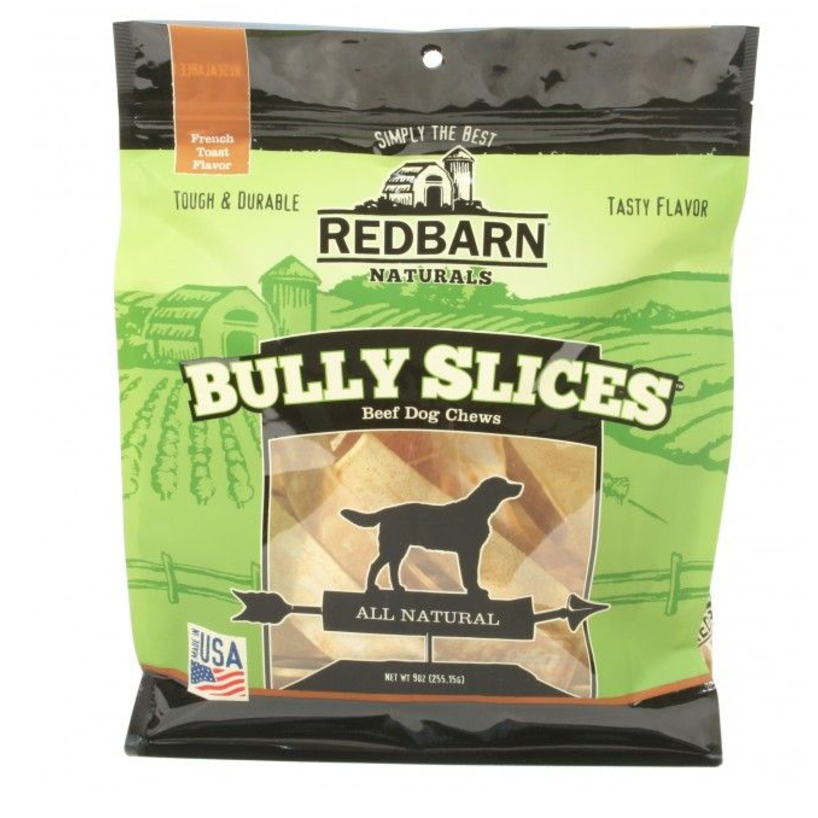RED BARN Redbarn Bully Slices French Toast Dog Chew