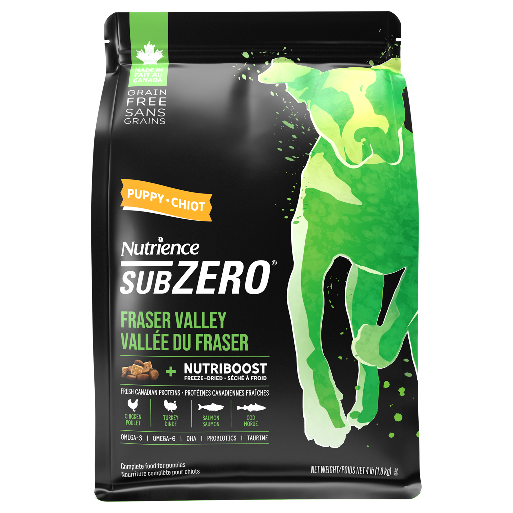 NUTRIENCE Nutrience SubZero Puppy Food - Fraser Valley - 1.8 kg (4 lb)