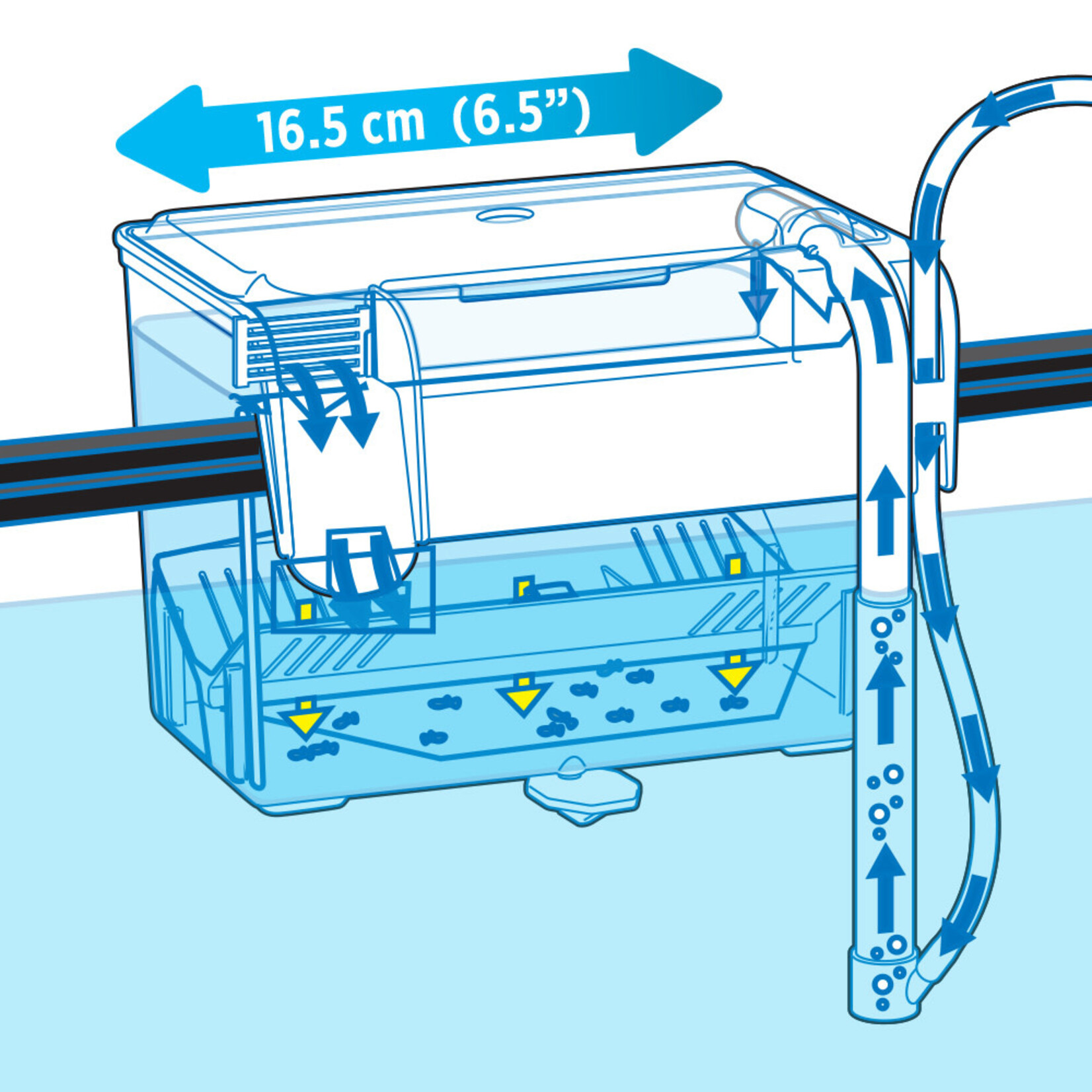 FLUVAL Fluval Hang-On Breeding Box - 16.5 x 12.5 x 12 cm (6.5 in L x 5 in W x 4.75 in H)