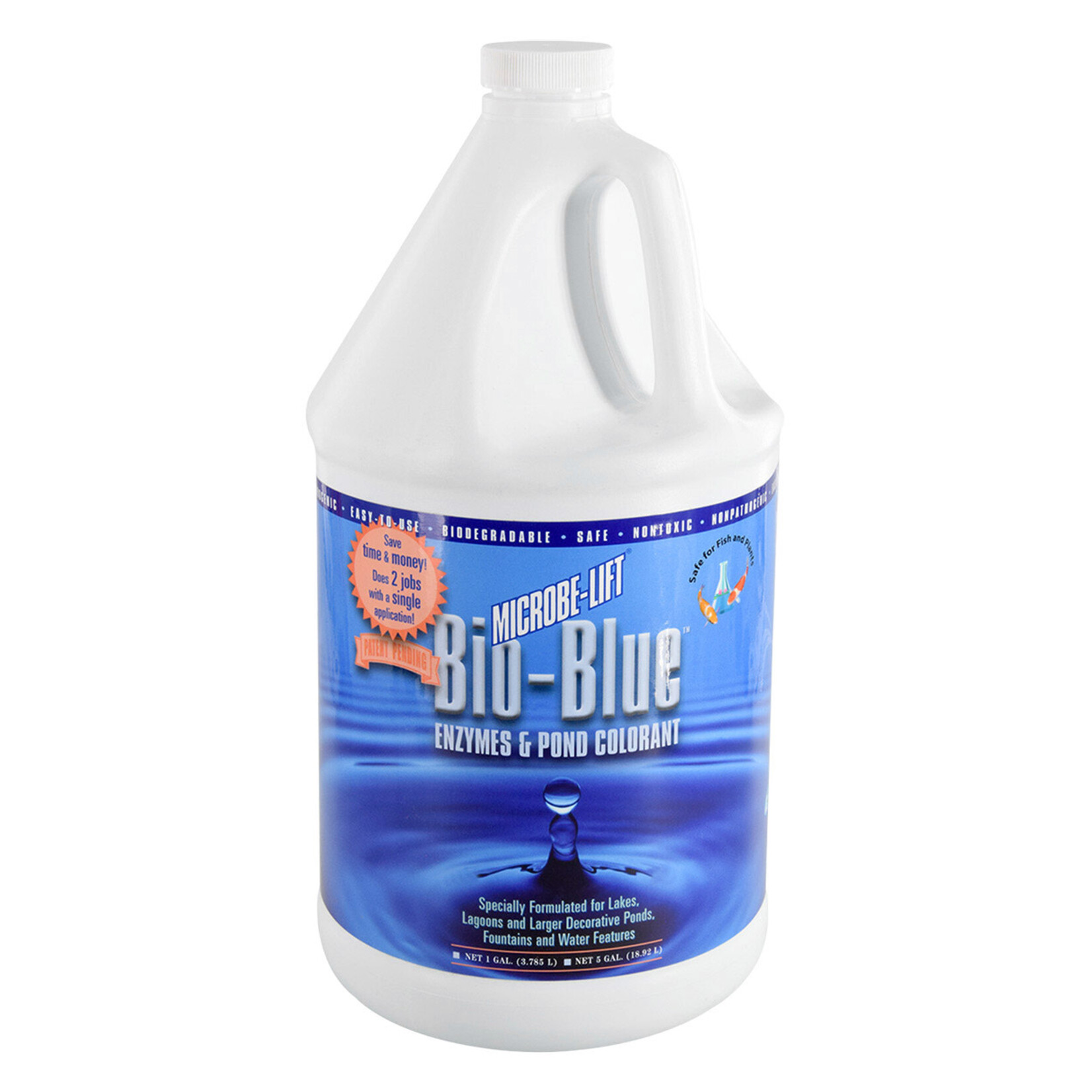 MICROBE-LIFT (W) Microbe-Lift Bio-Blue Enzymes & Pond Colorant - 1 gal