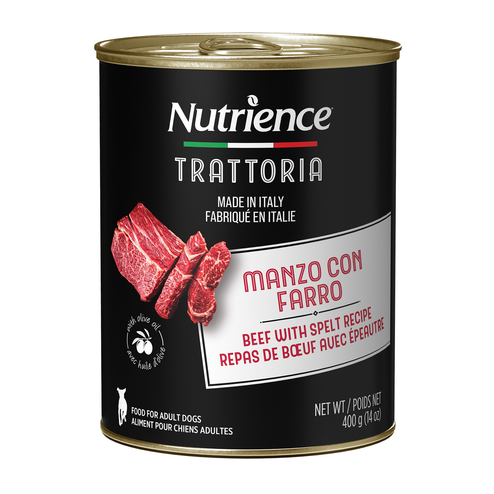 NUTRIENCE Nutrience Trattoria Beef with Spelt Dog Food - 400 g