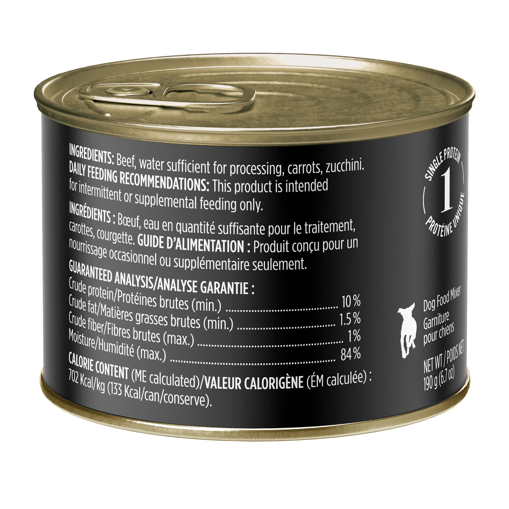 NUTRIENCE Nutrience Trattoria Beef Ragu Dog Food - 190 g