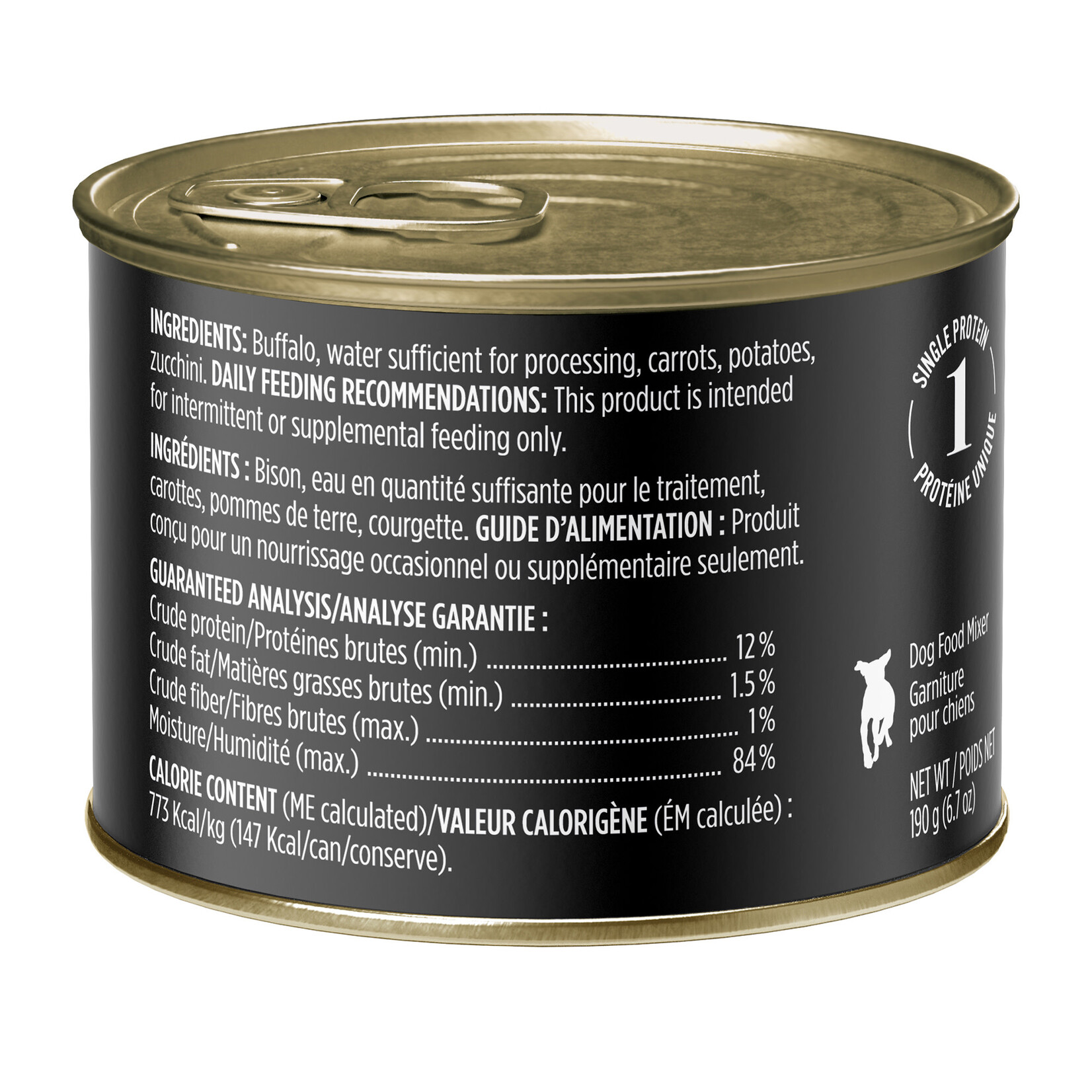 NUTRIENCE Nutrience Trattoria Buffalo Ragu Dog Food - 190 g