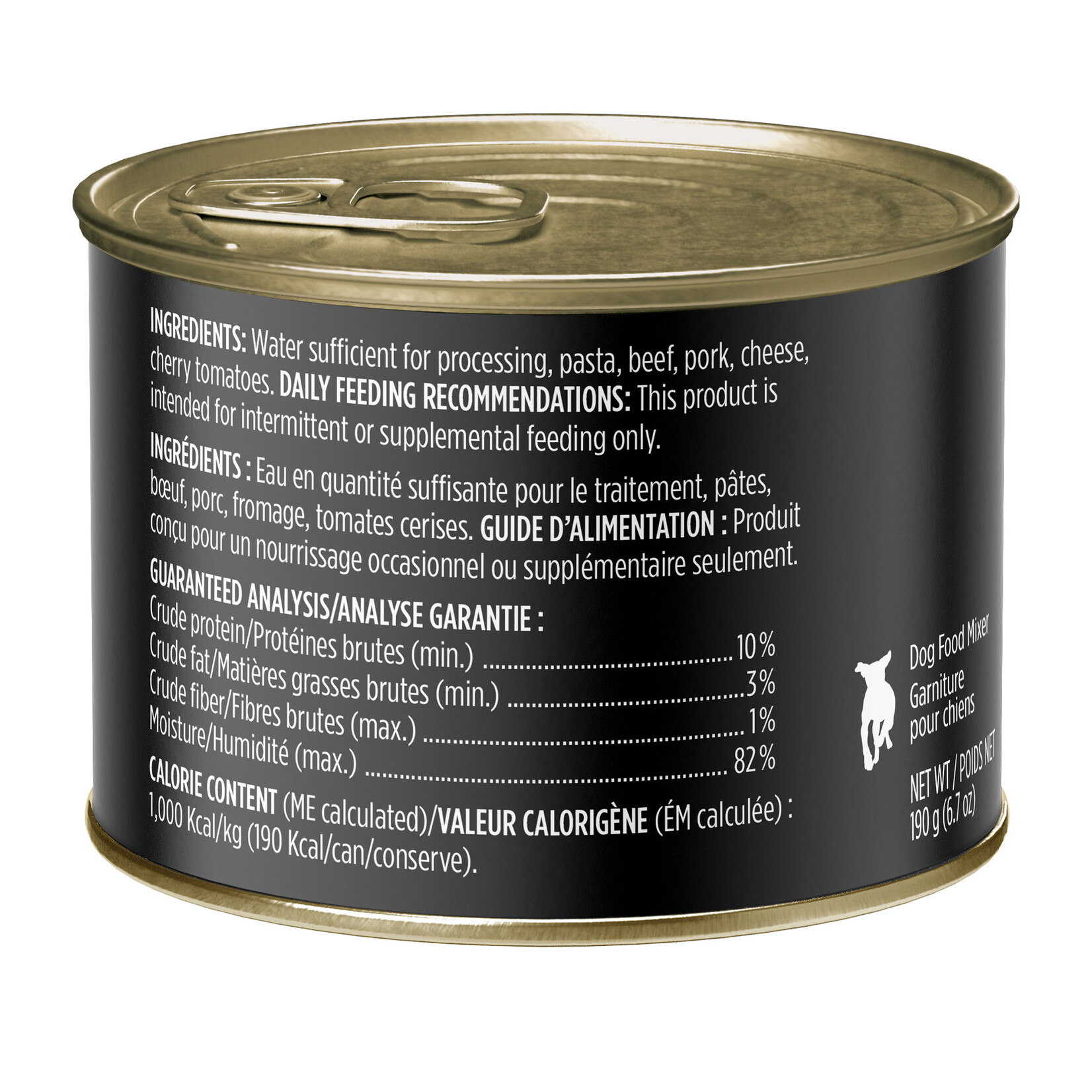 NUTRIENCE Nutrience Trattoria Pasta Bolognese Dog Food - 190 g
