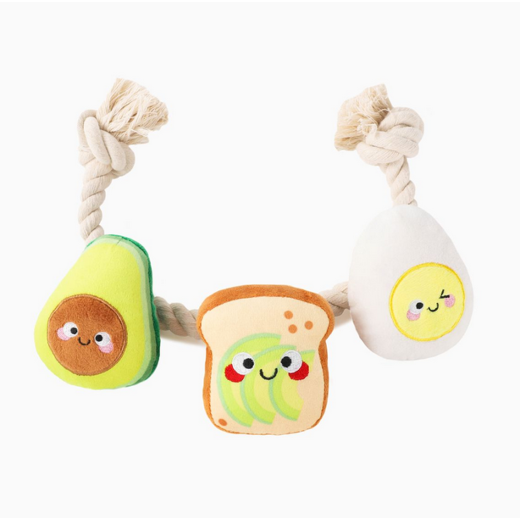 HUGSMART Hugsmart Rope Funz Avocado, Toast and Egg