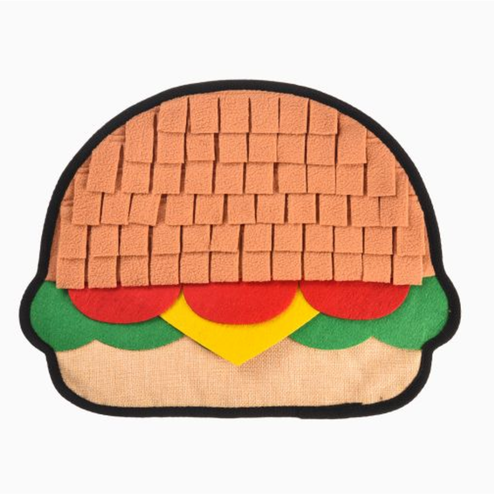 HUGSMART HugSmart Sniff & Seek Mat for Small Dogs and Cats - Hamburger