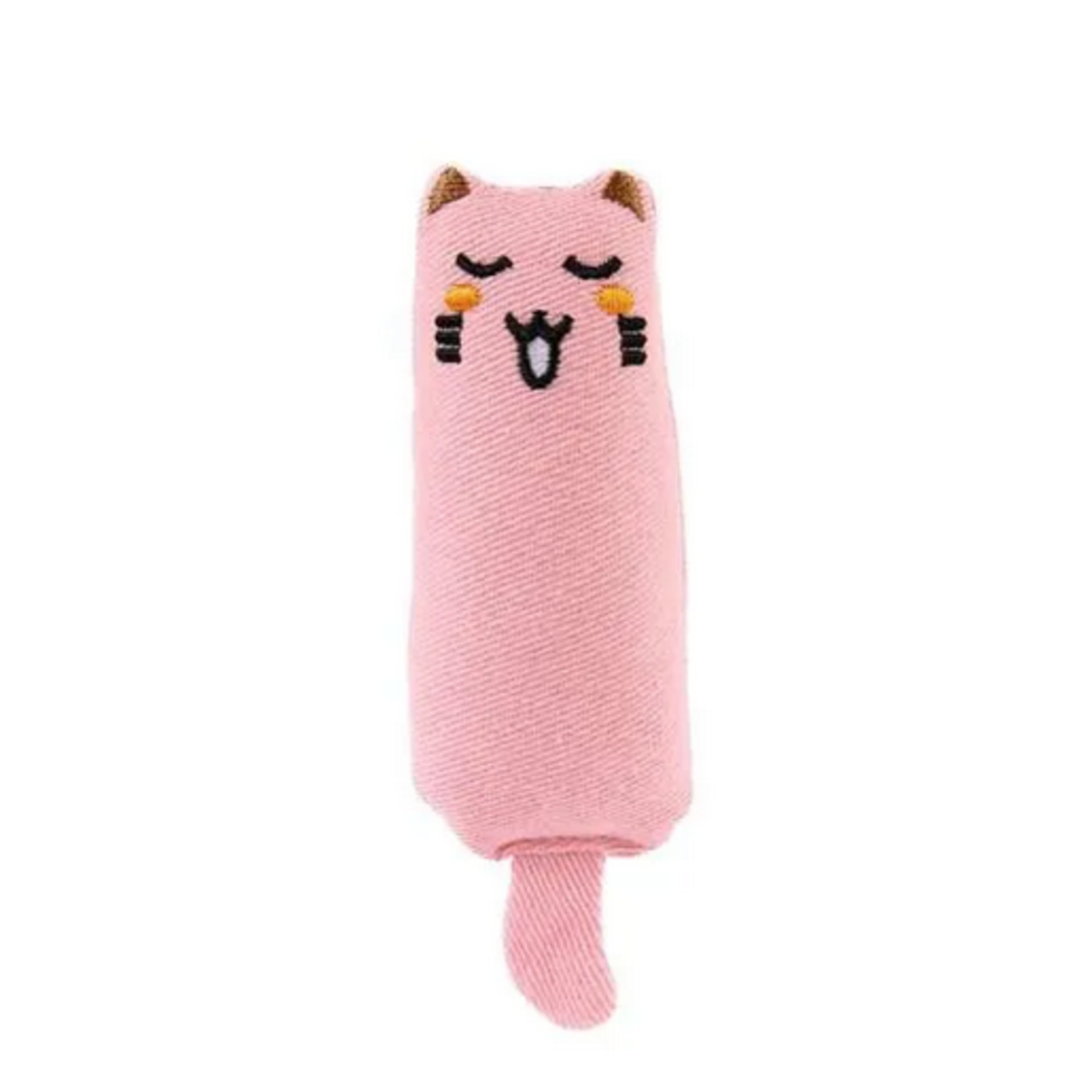 BROOKBRAND PETS Rustle Catnip Cat, Rosy Pink