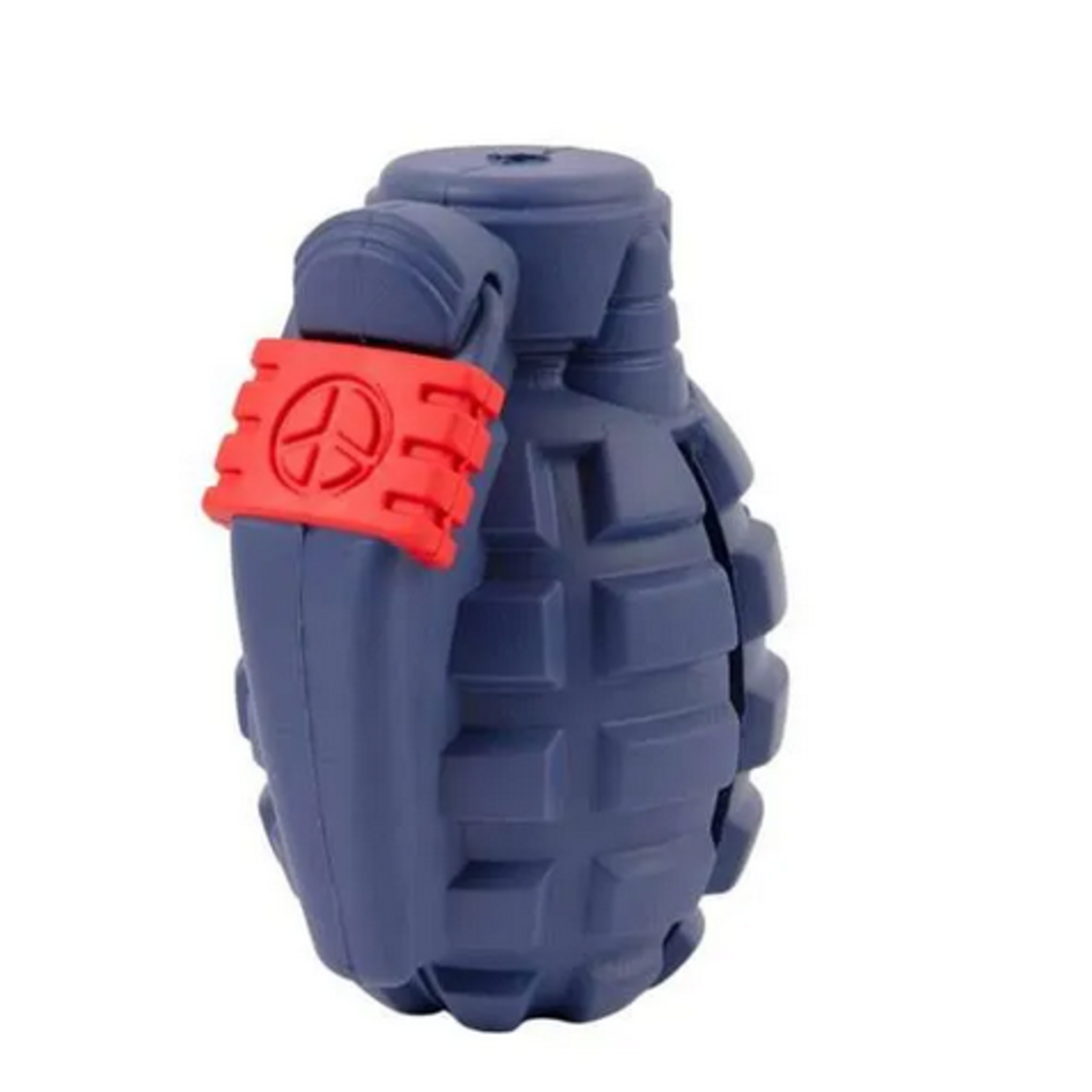 BROOKBRAND PETS Grenade Dog Toy, Blue