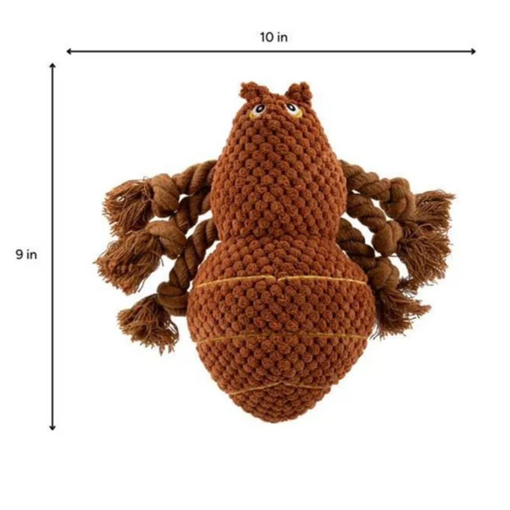 BROOKBRAND PETS Rope Spider, Brown