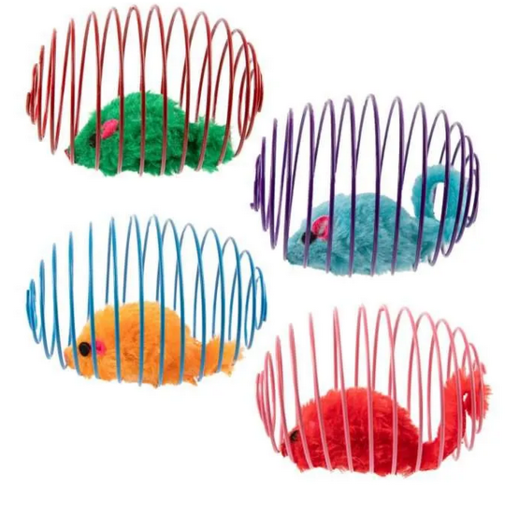 BROOKBRAND PETS Springy Mouse Ball - Assort. (1pc)