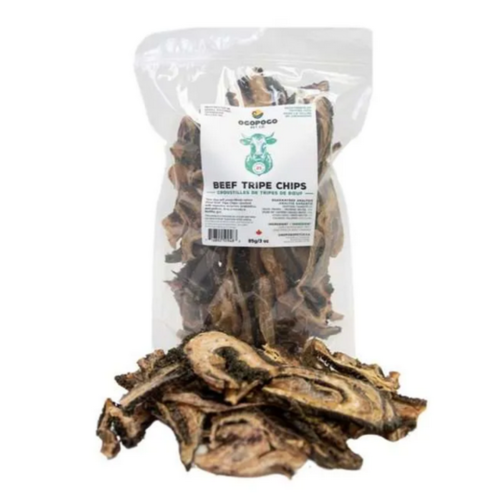 OGOPOGO PET Ogopogo Pet Co.: Beef Tripe Chips 85g