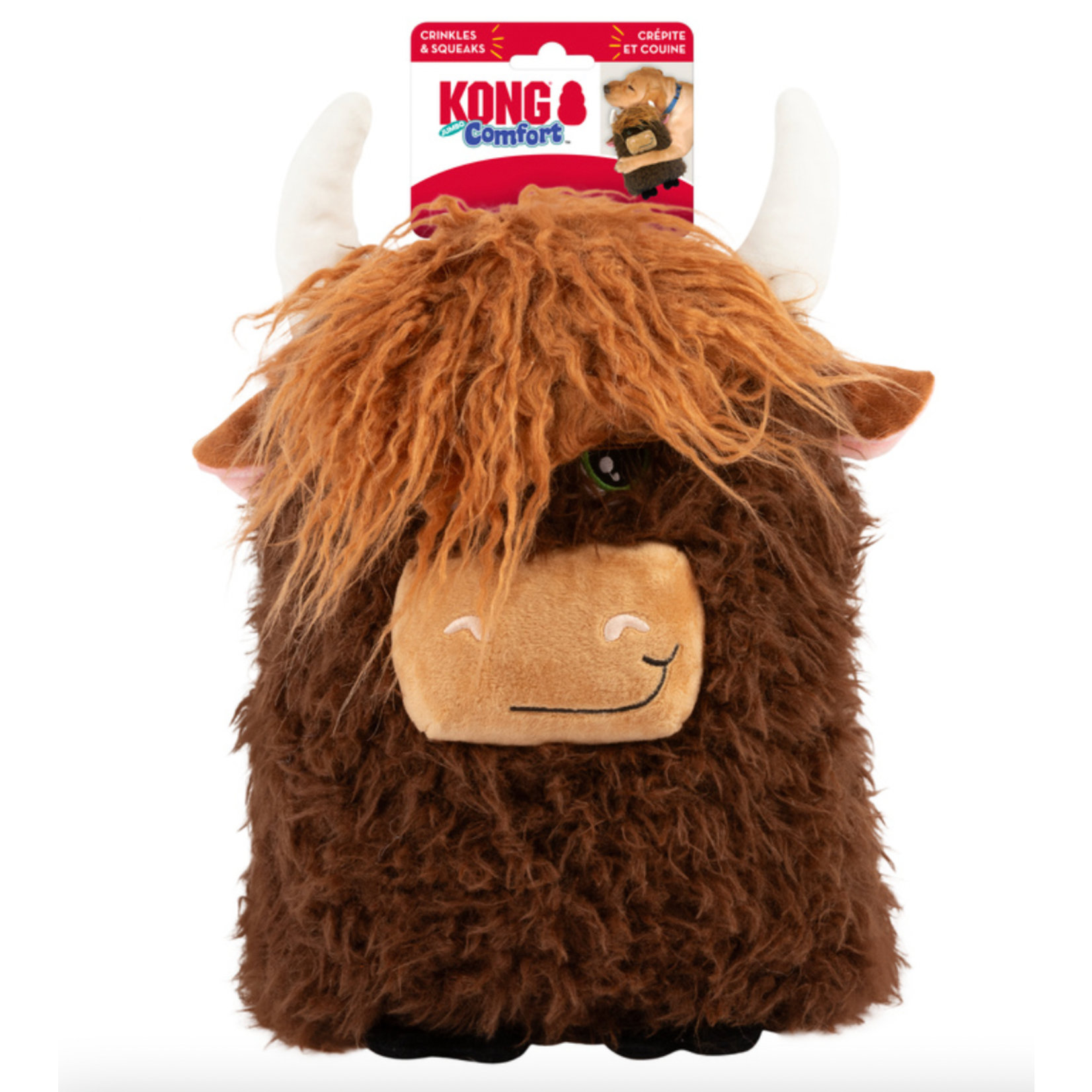 KONG KONG Comfort Jumbo Highland Cow Asst. XL (1pc)