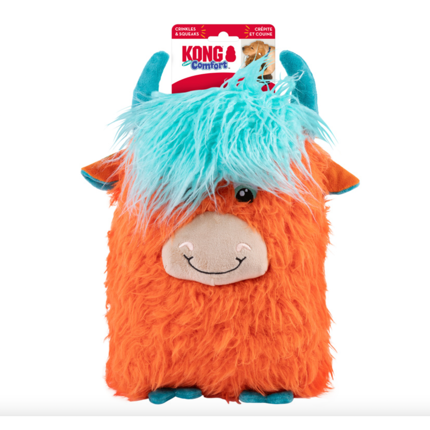 KONG KONG Comfort Jumbo Highland Cow Asst. XL (1pc)