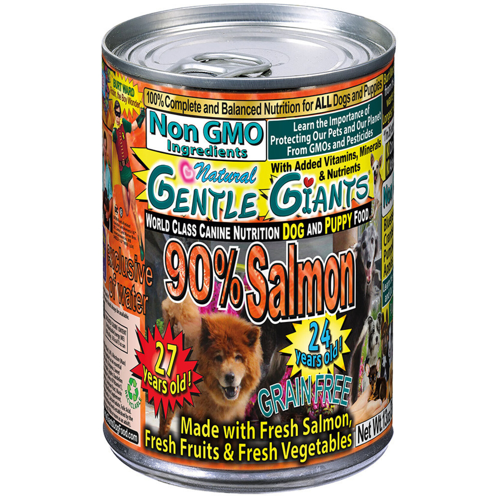 GENTLE GIANTS Gentle Giants DOG 90% Salmon - Can 13oz
