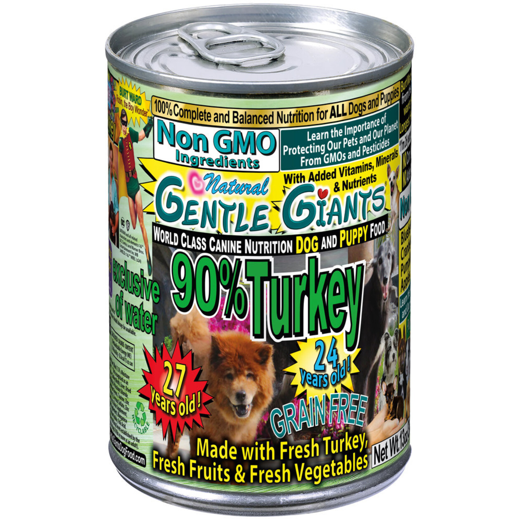 GENTLE GIANTS Gentle Giants DOG 90% Turkey - Can 13oz