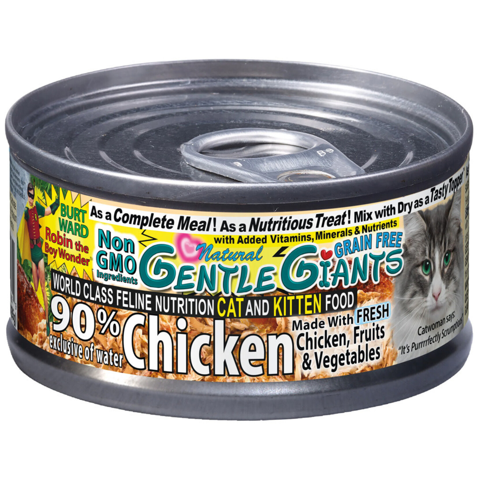 GENTLE GIANTS Gentle Giants CAT 90% Chicken - Can 3oz