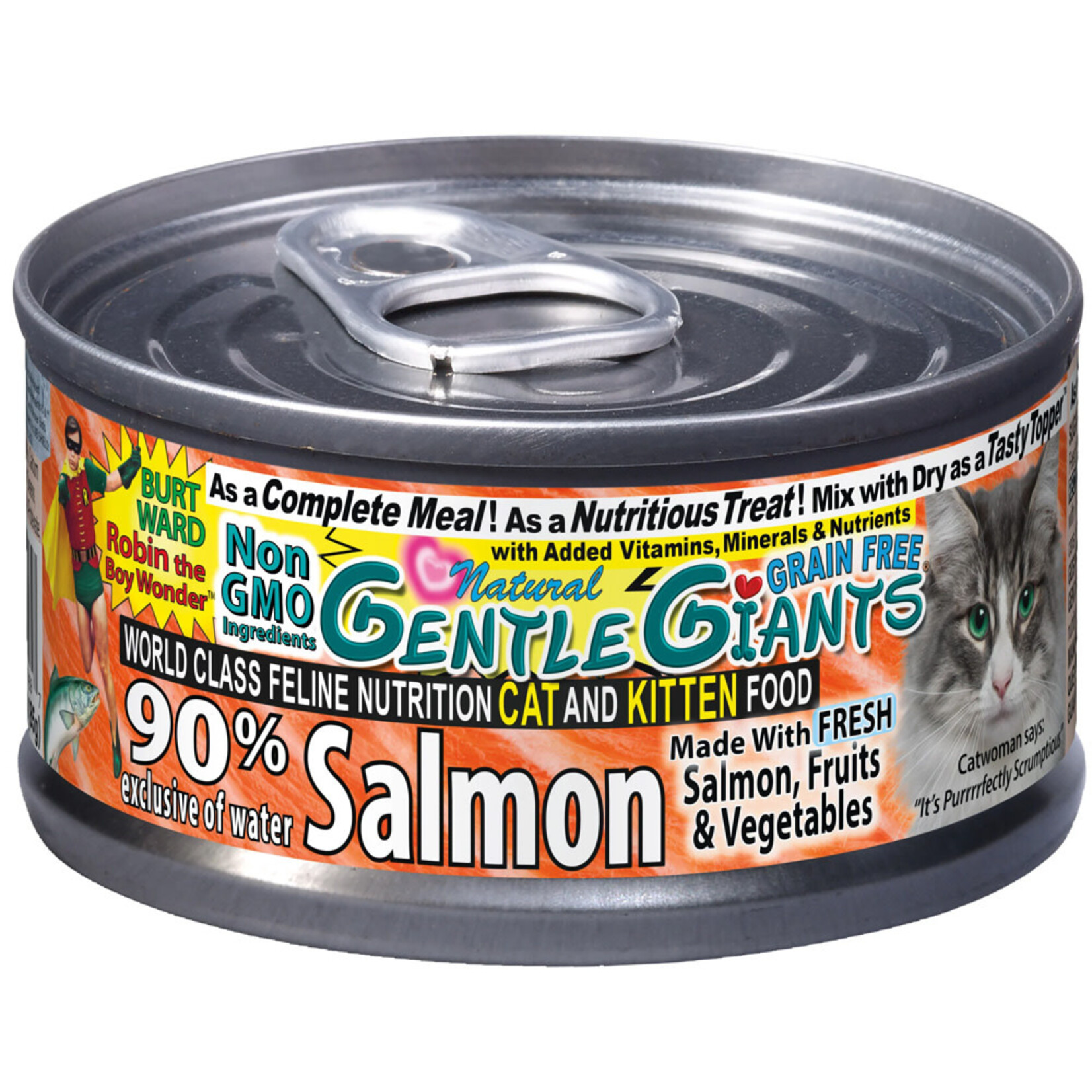 BURGHAM Gentle Giants CAT 90% Salmon - Can 3oz