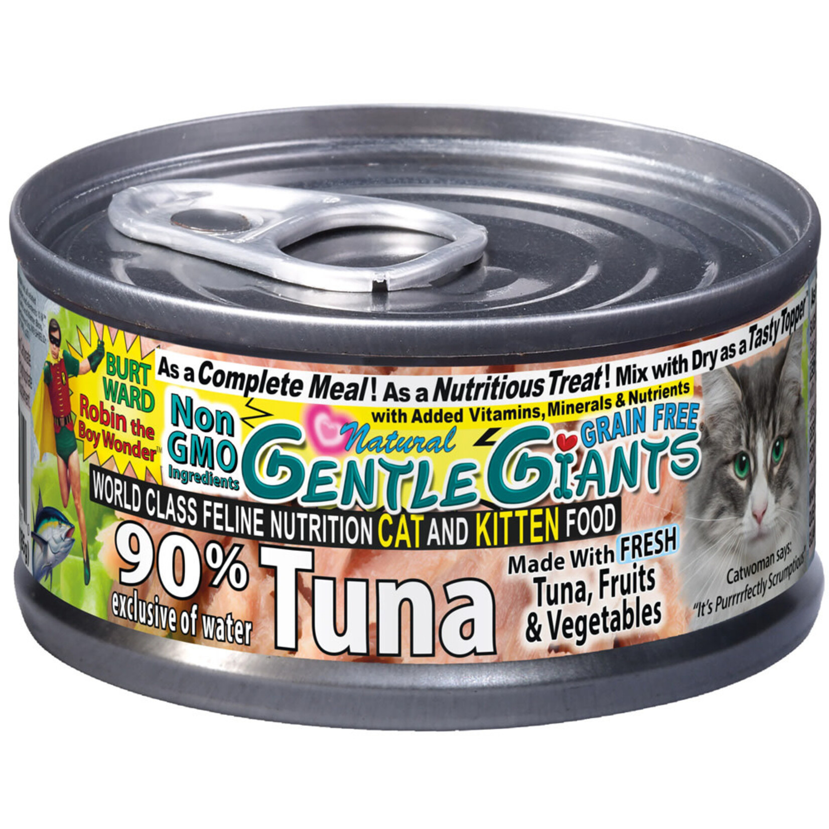 GENTLE GIANTS Gentle Giants CAT 90% Tuna - Can 3oz
