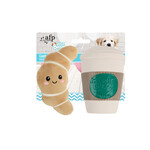 AFP ALL FOR PAWS Little Buddy Croissant w/ Coffee