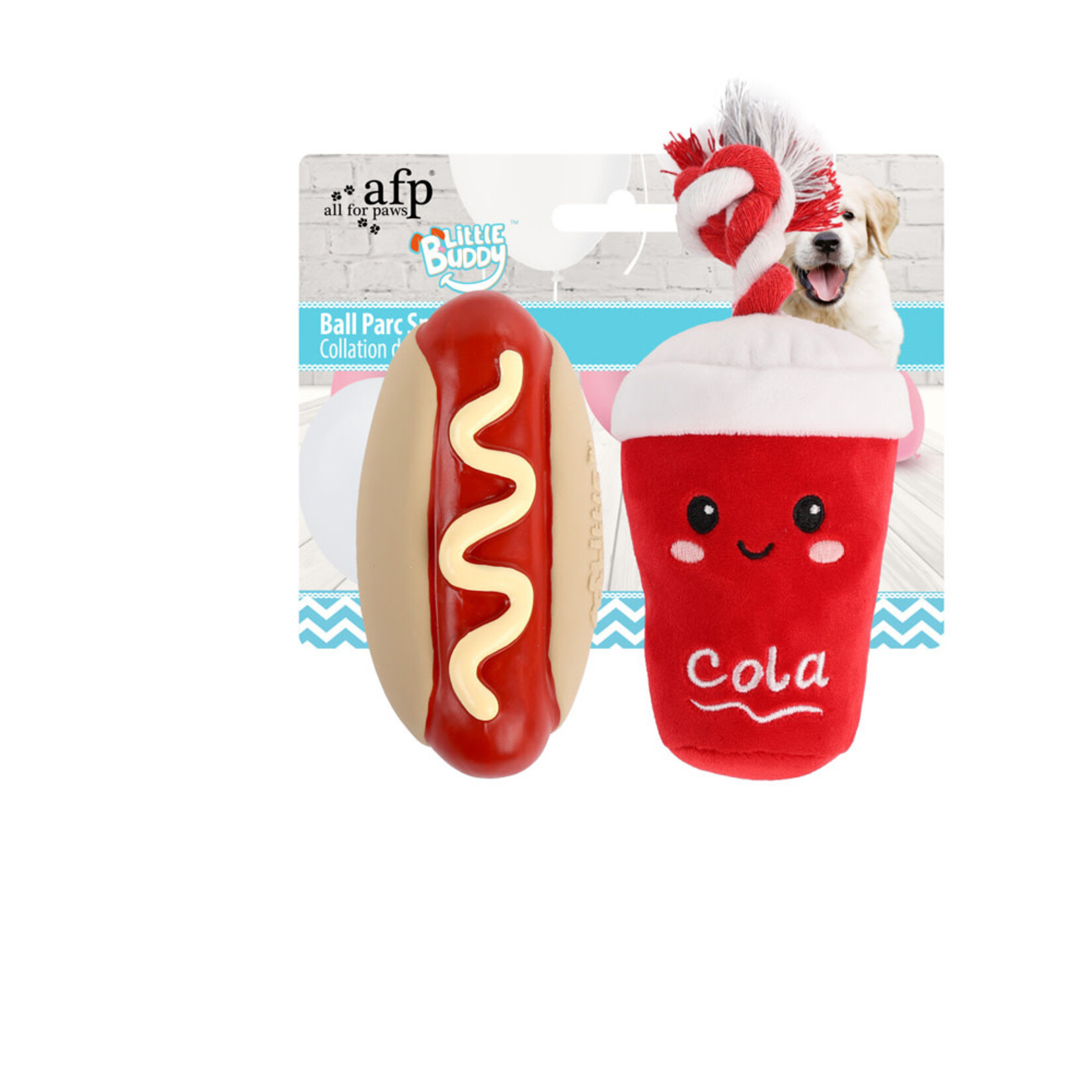 AFP ALL FOR PAWS Little Buddy Hotdog w/ Cola