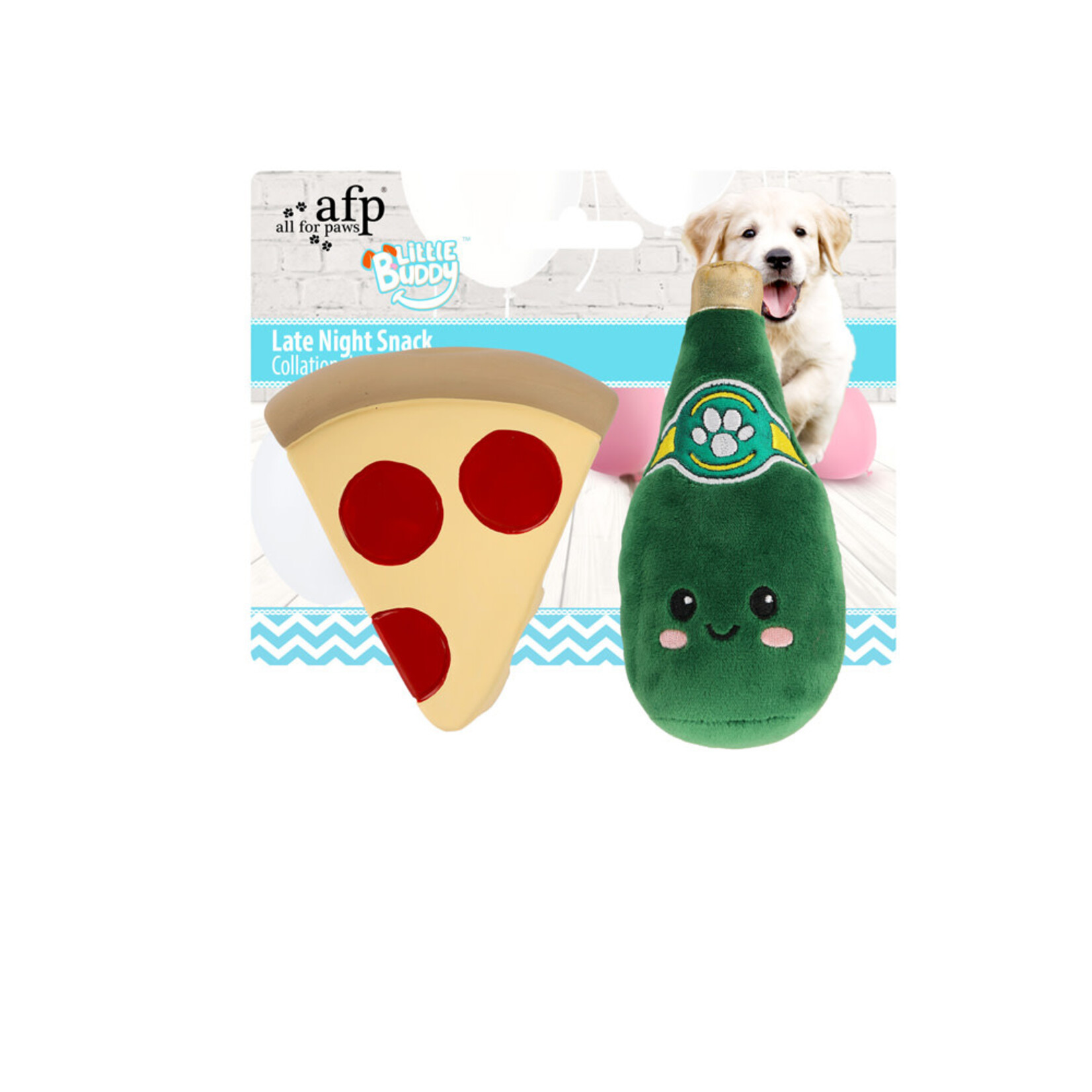 AFP ALL FOR PAWS Little Buddy Pizza w/ Perrier
