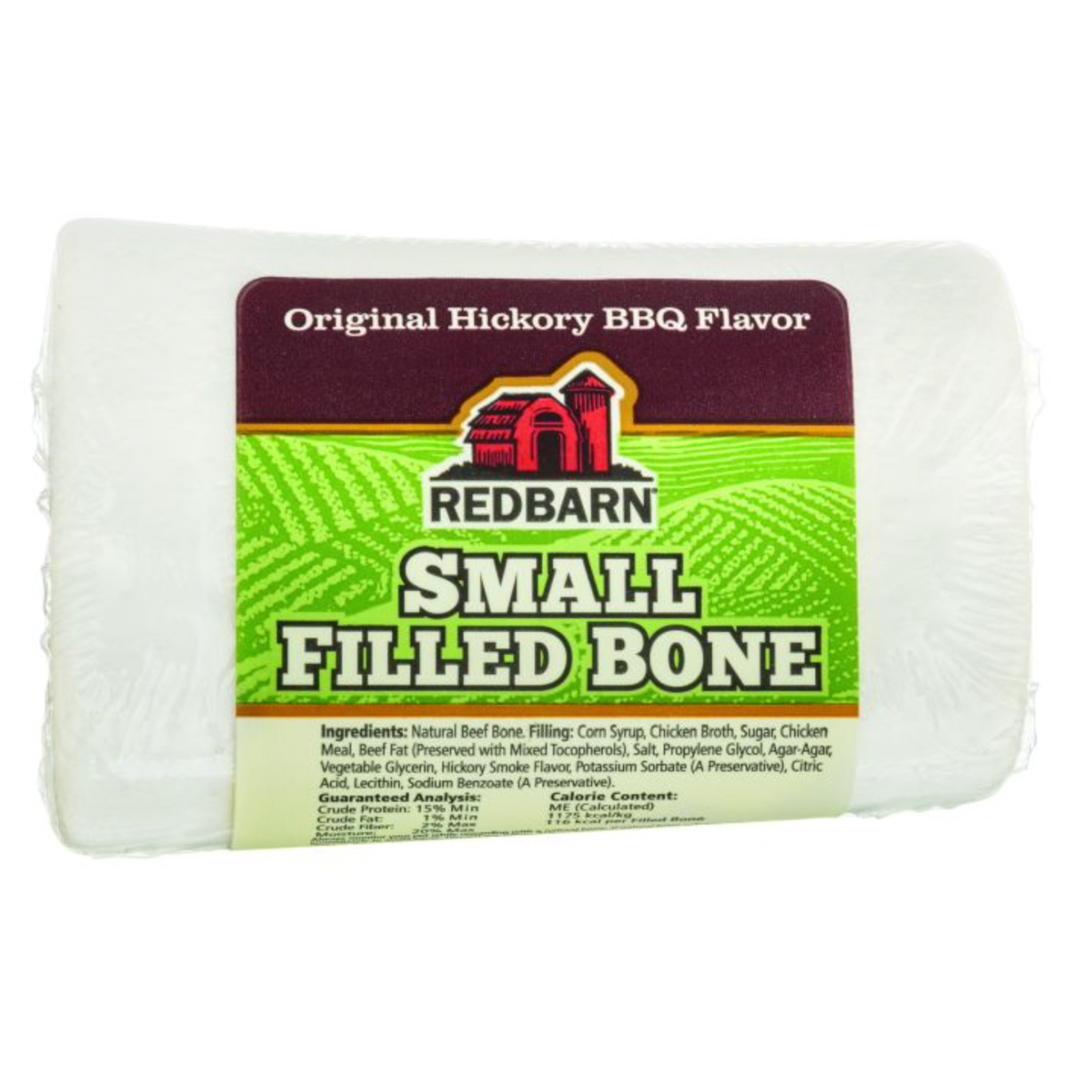 RED BARN Redbarn Filled Bone Original Hickory BBQ Dog Chew Small