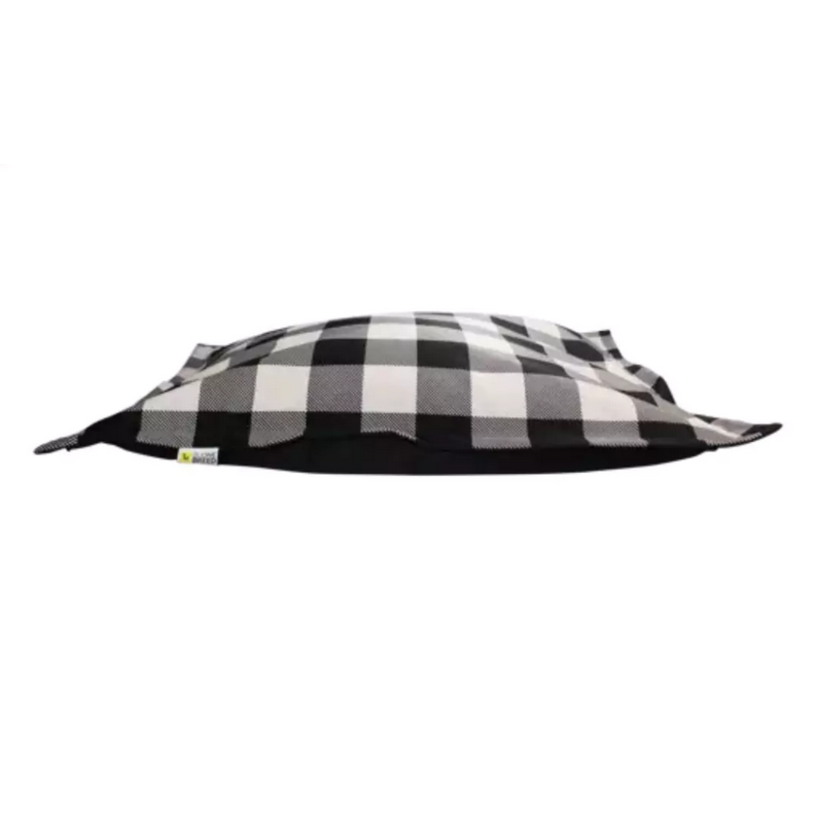 BE ONE BREED (D) Be One Breed Cloud Pillow - Black Plaid - Medium