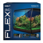 FLUVAL Fluval Flex 2.0 Aquarium Kit, 57 L (15 US gal)
