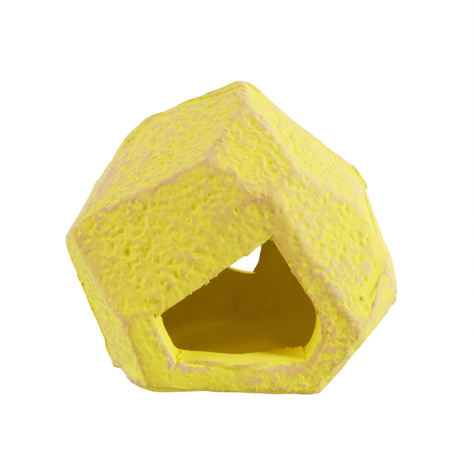 UNDERWATER TREASURES Underwater Treasures  Geometrical Rock - Yellow - Small