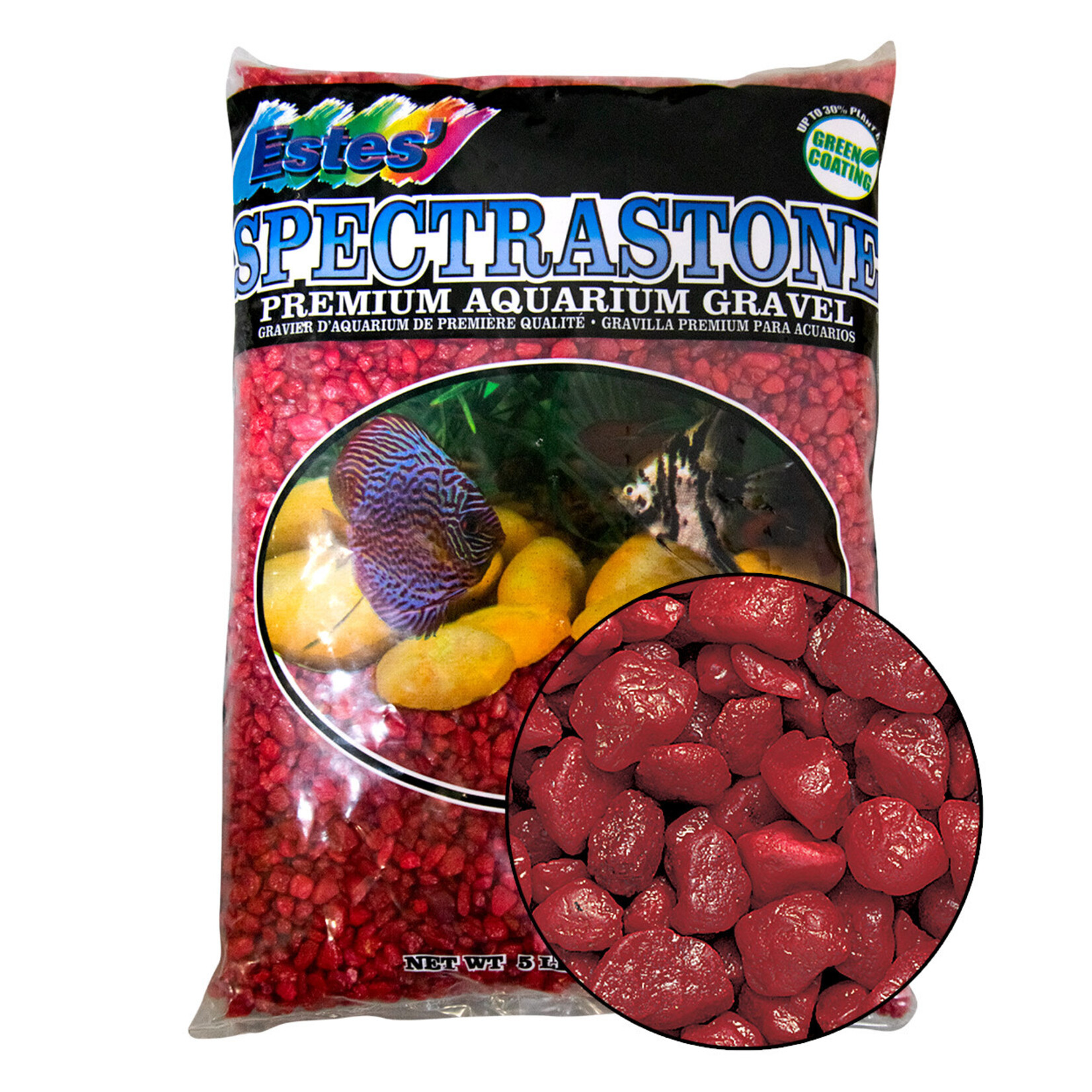 ESTES Special Spectrastone Gravel - Red - 5 lb