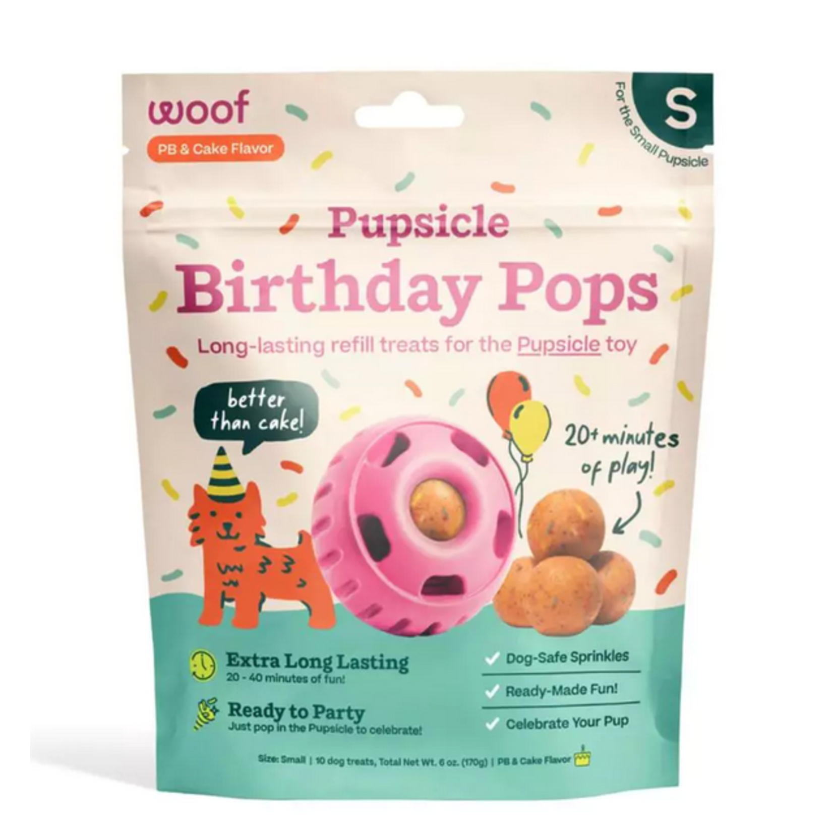 WOOF Woof Birthday Pops Small