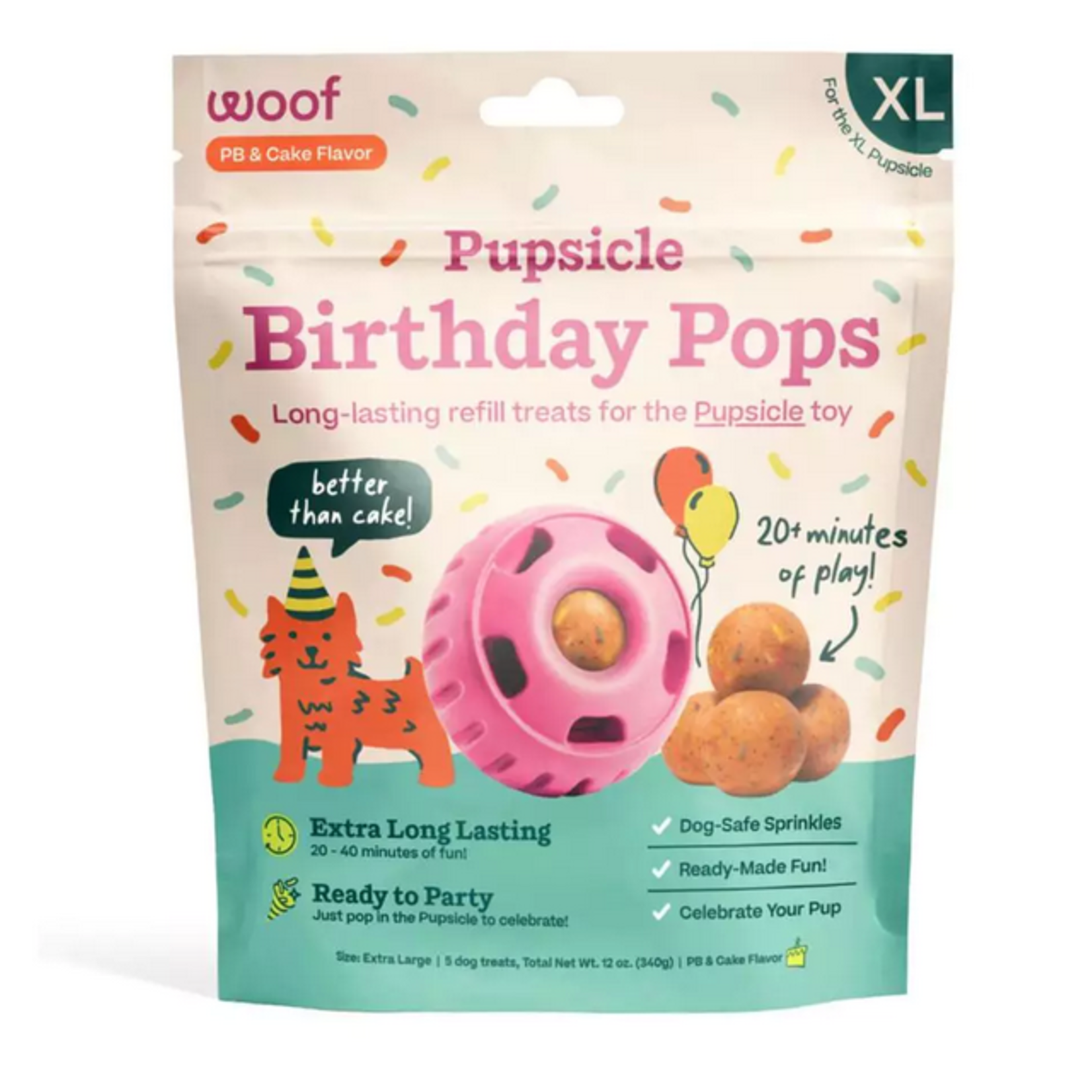 WOOF Woof Birthday Pops XL