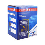 SEAPORA Rite-Fit B Cartridges for Penguin® Power Filters - 110B/125B/150B - 6 pk