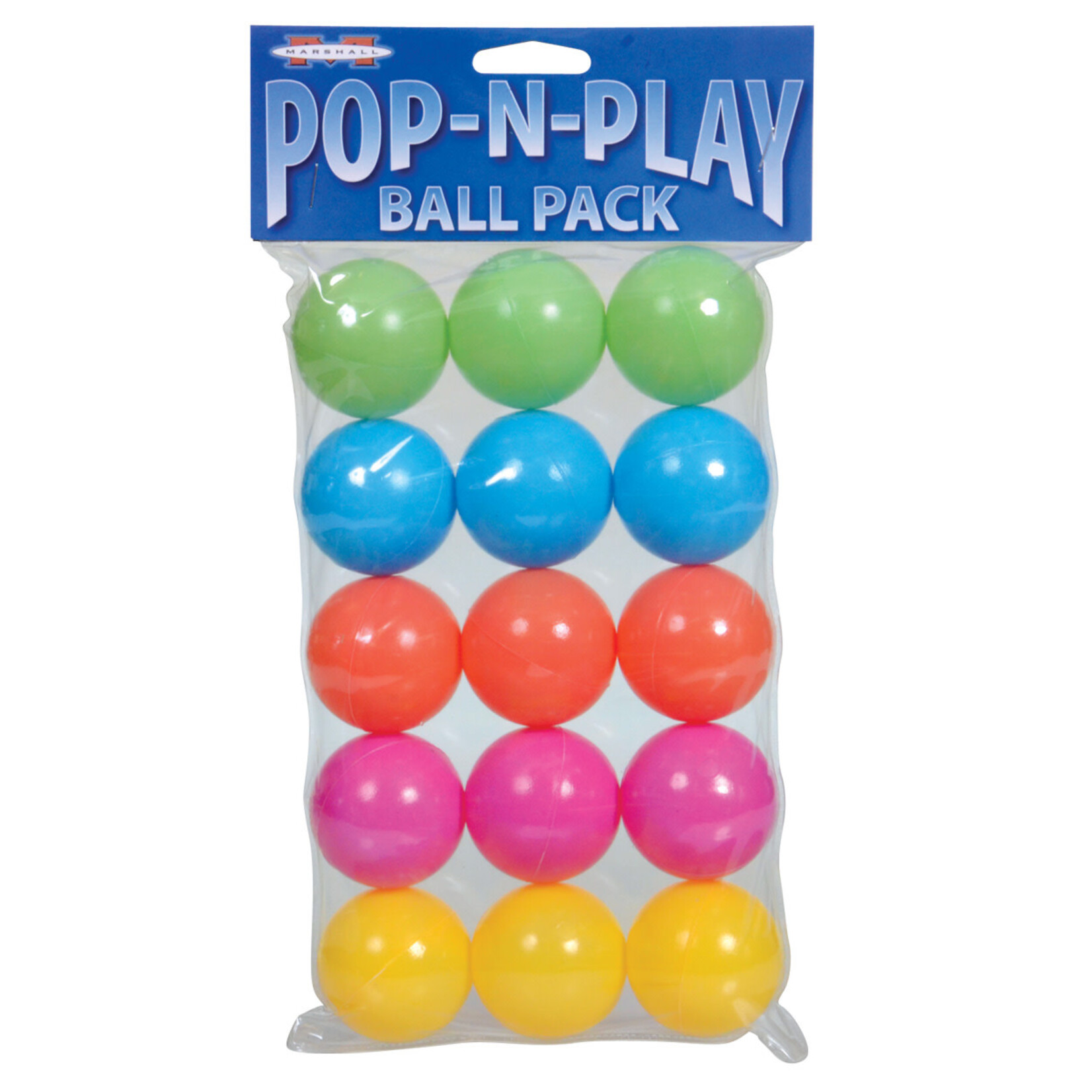 MARSHALL Marshall Pop-N-Play Ball Pack - 15 pk