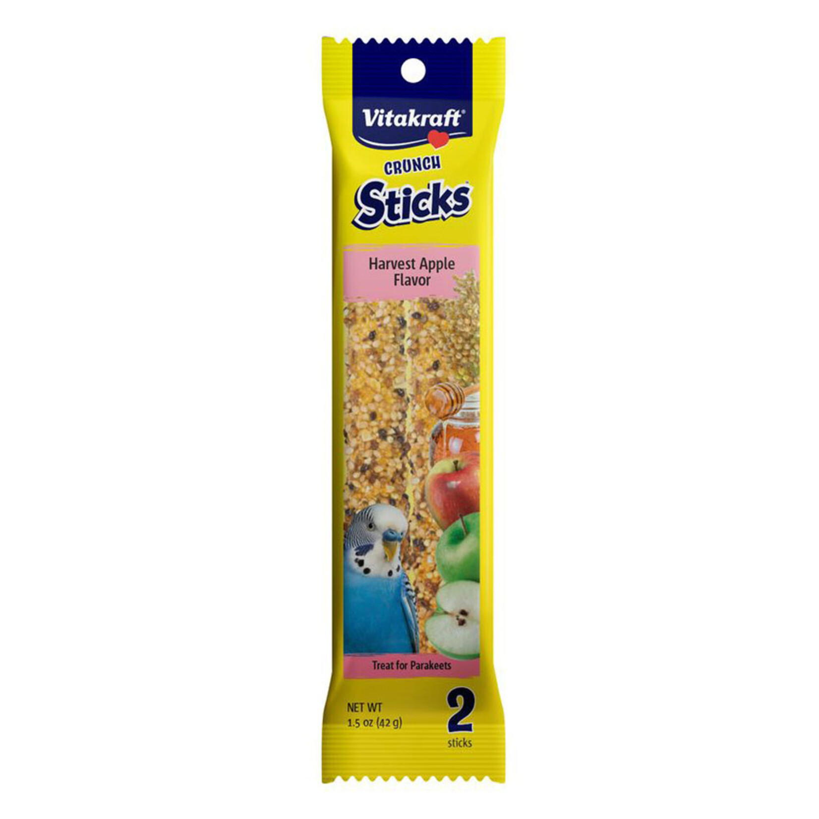 VITAKRAFT VITAKRAFT ParaKeet Crunch Sticks Harvest Apple Flavour 2/pk