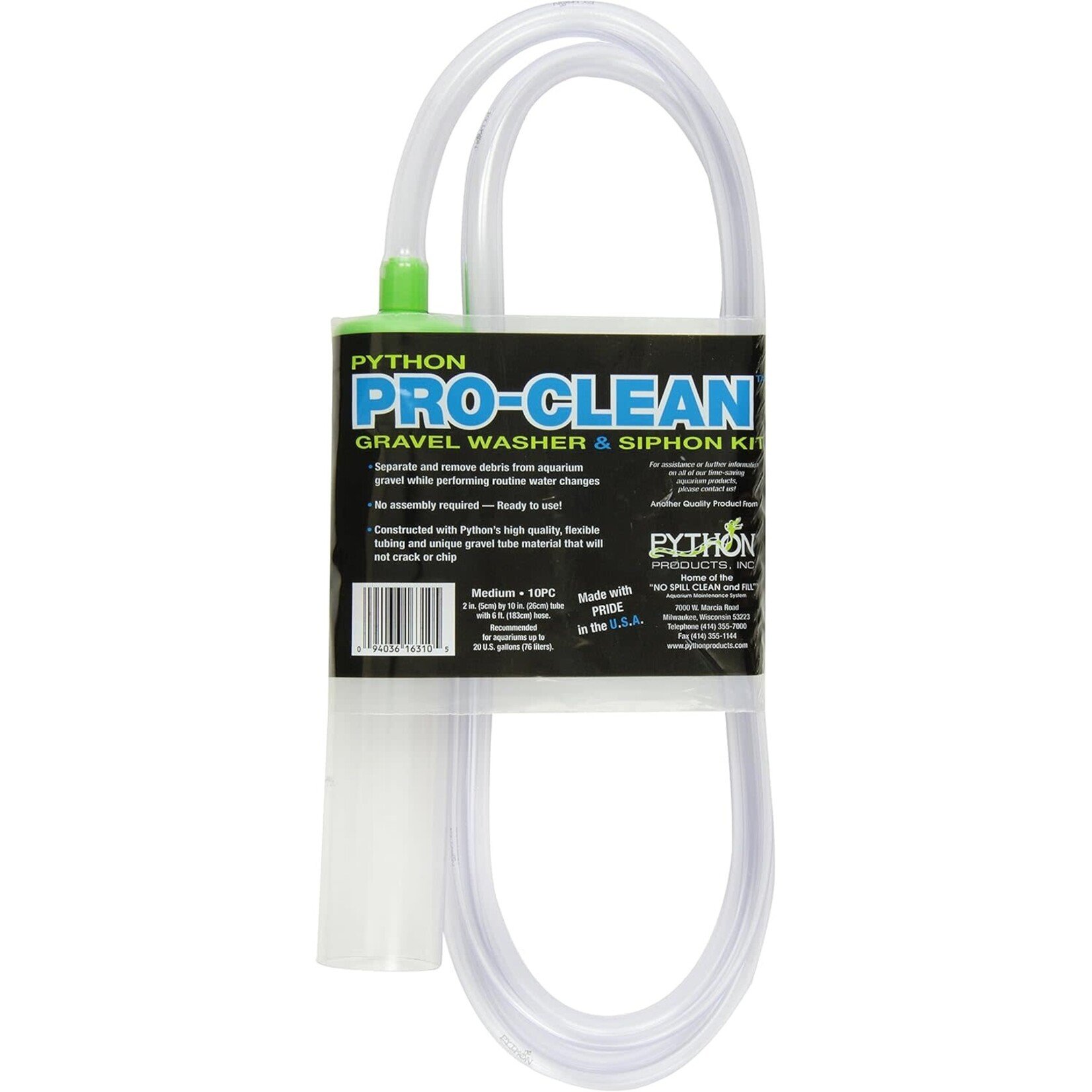 PYTHON Pro-Clean Gravel Washer & Siphon Kit with Squeeze - Medium