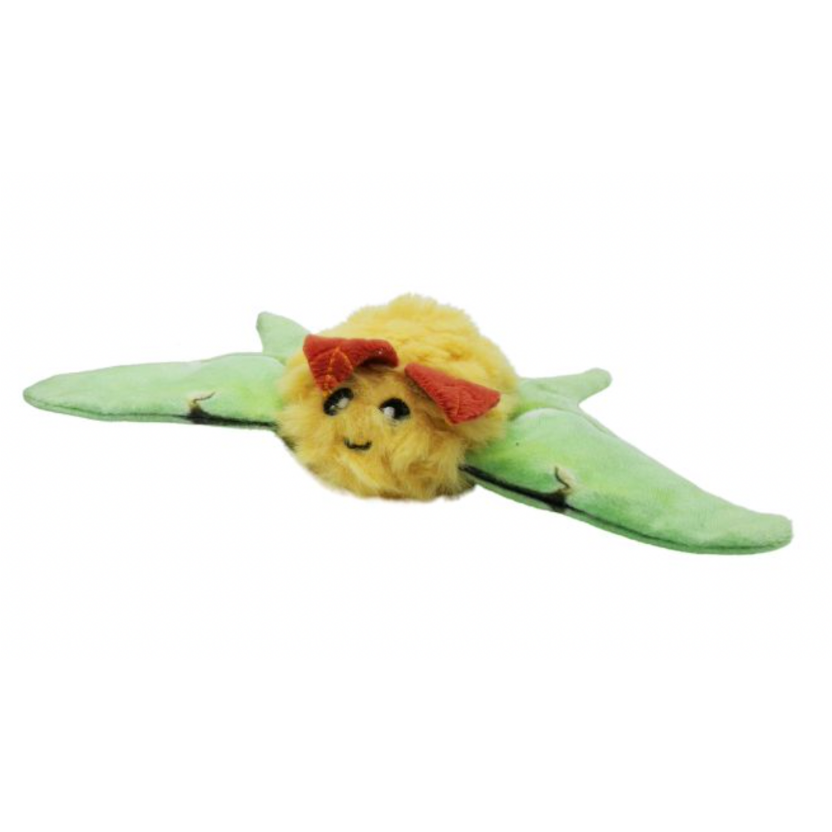 BUD-Z Bud'Z Cat Toy- Filled With Catnip - Mini Moth - Yellow 8in
