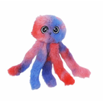BUD-Z Bud'Z Cat Toy- Filled With Catnip - Octopus - Blue and Red 5in